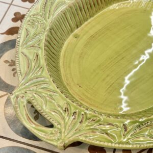 Imagem alternativa para TRAVESSA OVAL FUNDA GD RAVELO VERDE ABACATE