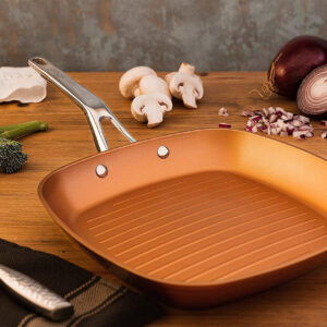 Imagem alternativa para GRILL SAN IGNÁCIO 28CM ALUMÍNIO FORJADO C/INDUC