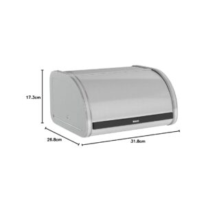 Imagem alternativa para PORTA PÃO INOX ESCOVADO