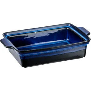 Imagem alternativa para CAÇAROLA DE CERÂMICA AZUL