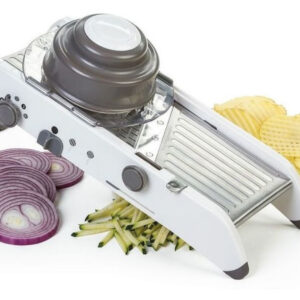 Imagem alternativa para MANDOLINE FATIADOR PROFISSIONAL AJUSTÁVEL BRANCO
